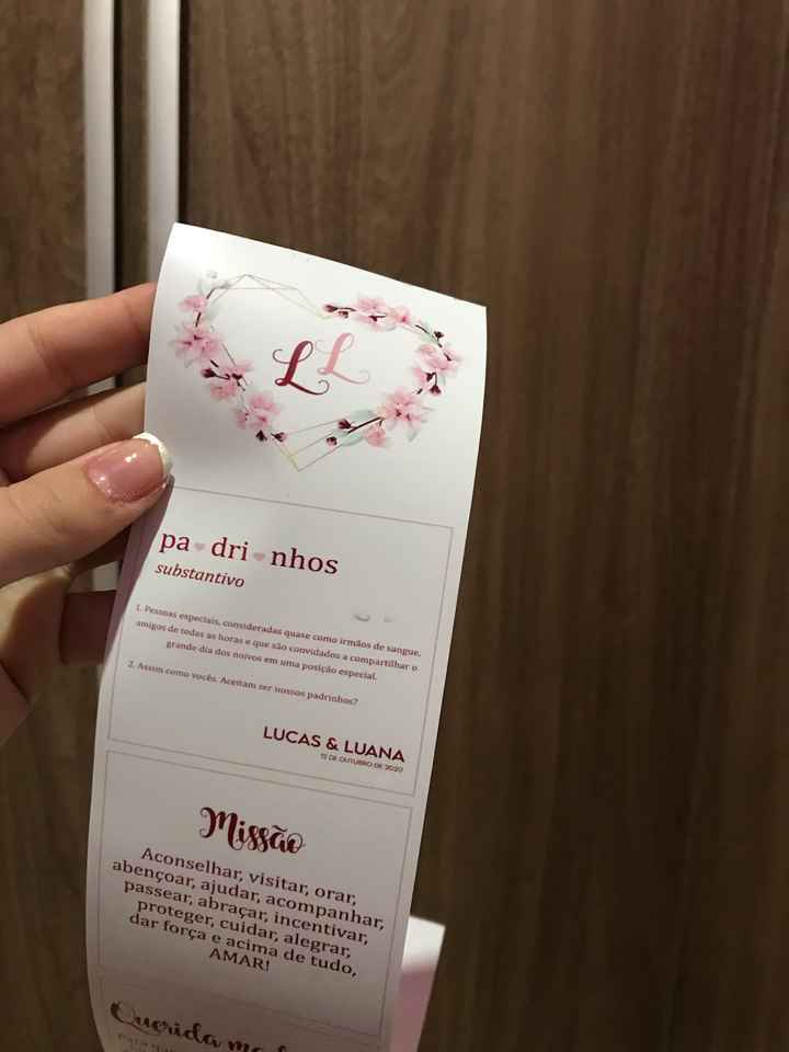 Convite padrinhos - 1
