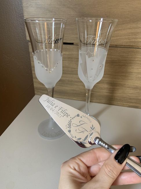 Chegaram ítens do nosso casamento! - 3