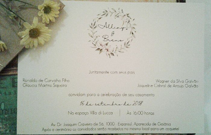 Meus convites feitos por mim - 2