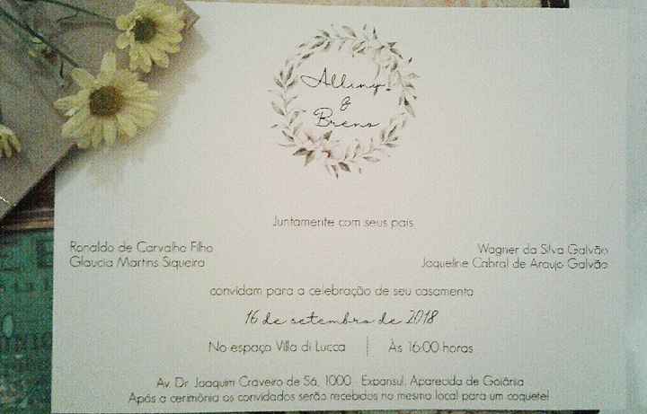 Meus convites feitos por mim - 2