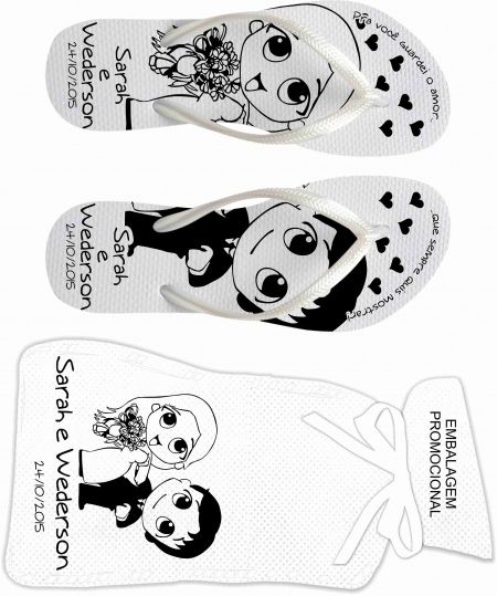Minhas lembrancinhas: sandálias personalizadas!! - 1