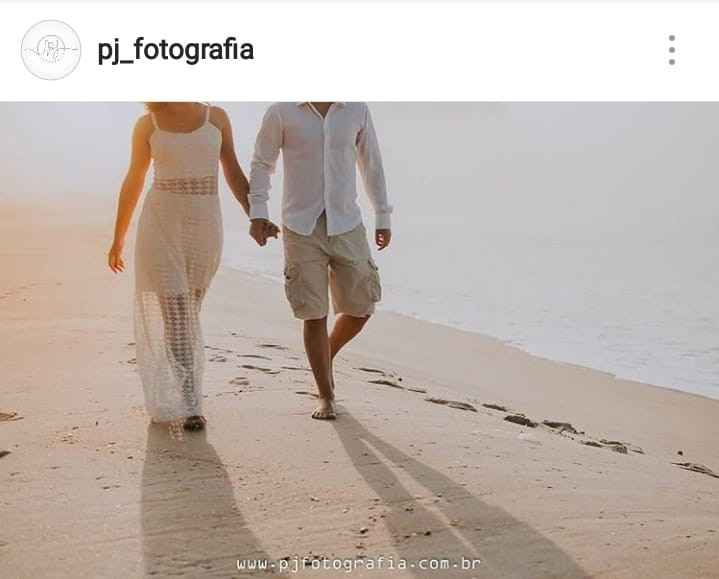 Pré wedding na praia ♥