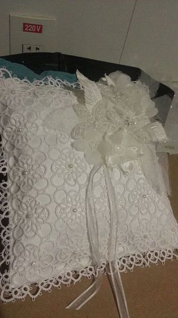 Almofadinha porta aliança diy - 1