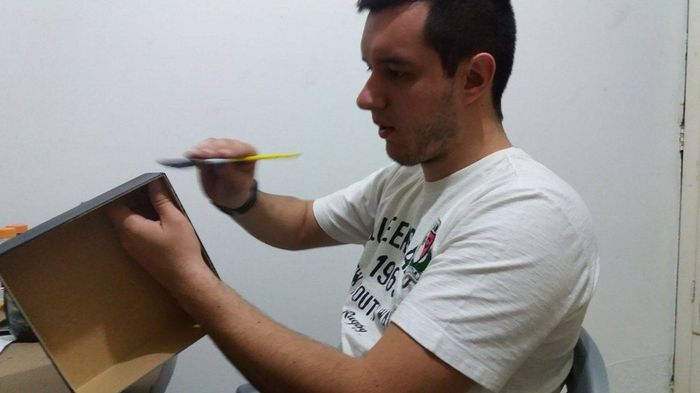 Pintando