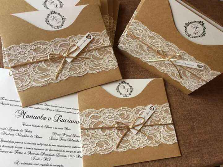  Convite de casamento ❤ - 1