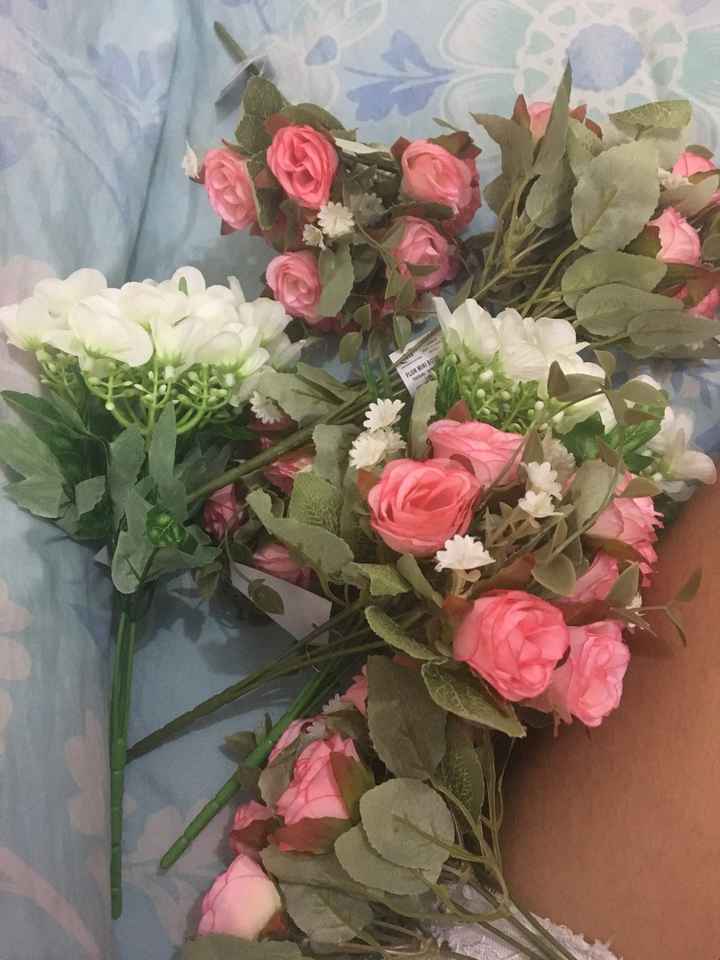 Detalhes de como fiz meu buquê 👇🏽❤️ - 1