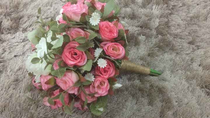 Detalhes de como fiz meu buquê 👇🏽❤️ - 4