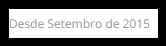 Desde quanto estou no Casamentos.com