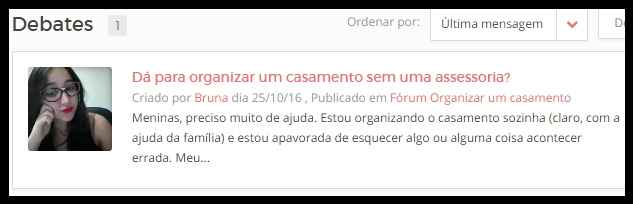 Meu único debate até dia 31.10