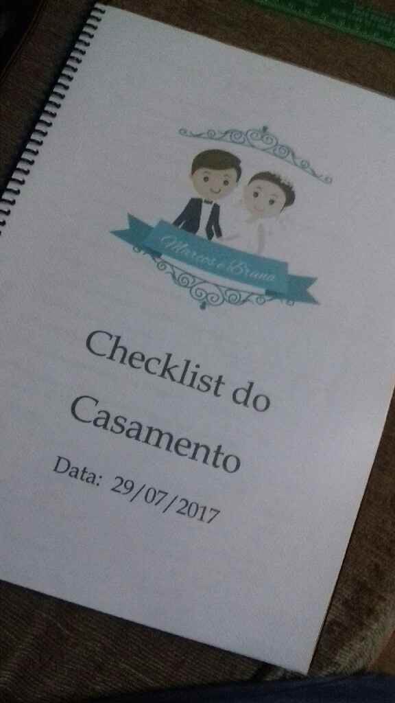 Sobre a  agenda de noiva - 1