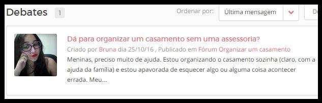 Meu único debate até dia 31.10