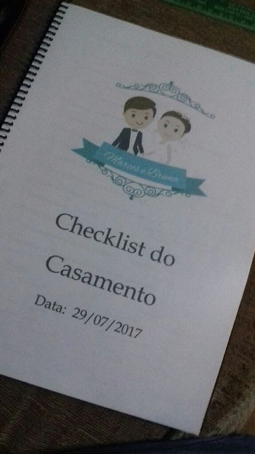 Sobre a  agenda de noiva - 1