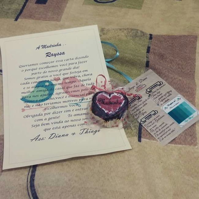  Nossos convites para os padrinhos❤ - 2