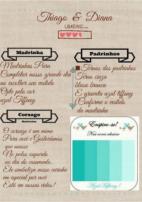  Nossos convites para os padrinhos❤ - 4