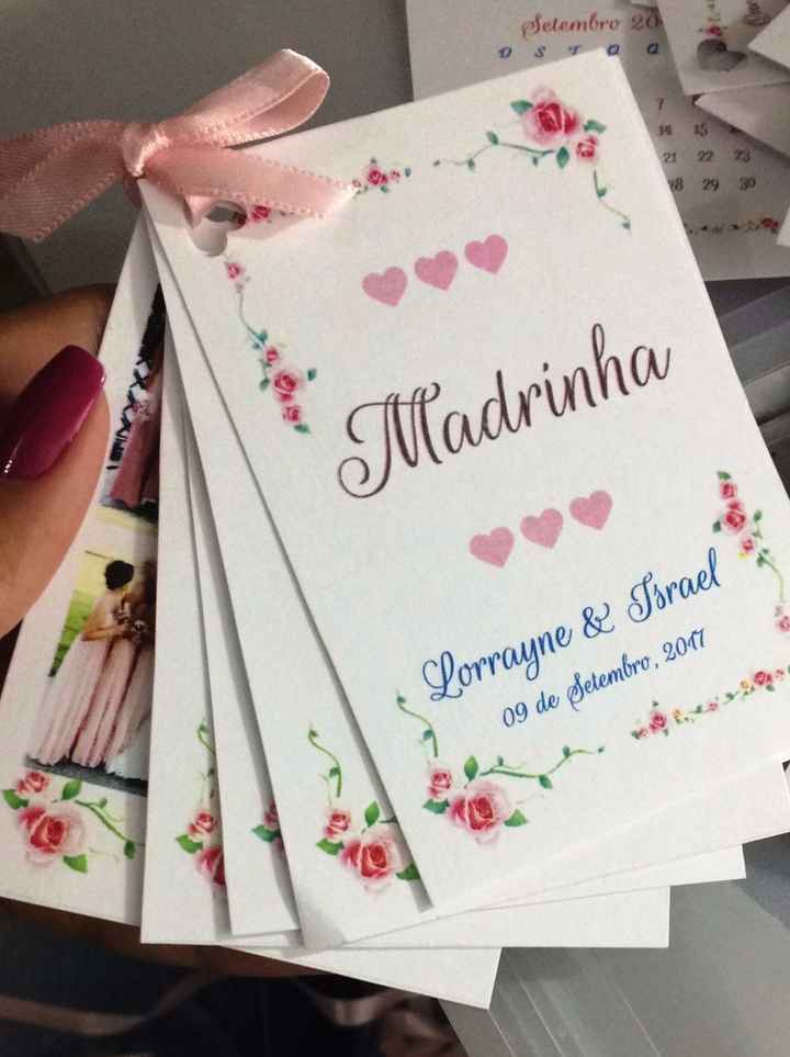 Convite dos padrinhos