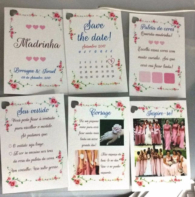 Convite dos padrinhos