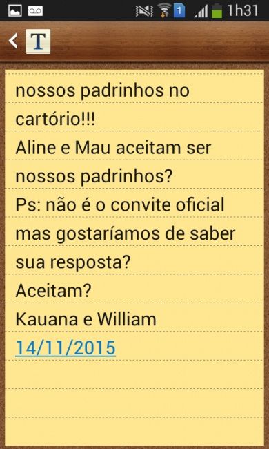 Convite padrinhos - 2