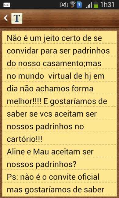 Convite padrinhos - 1
