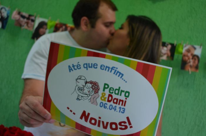 plaquinha noivos