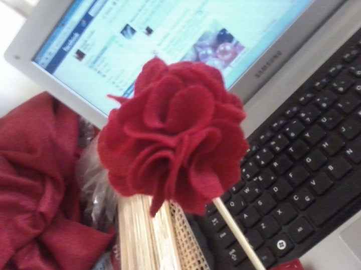 Flor de feltro