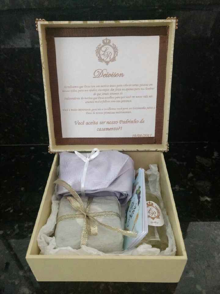 Meus convites para padrinhos. 😍 - 6