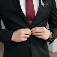 Vestido das madrinhas, ternos dos padrinhos e do noivo - 1