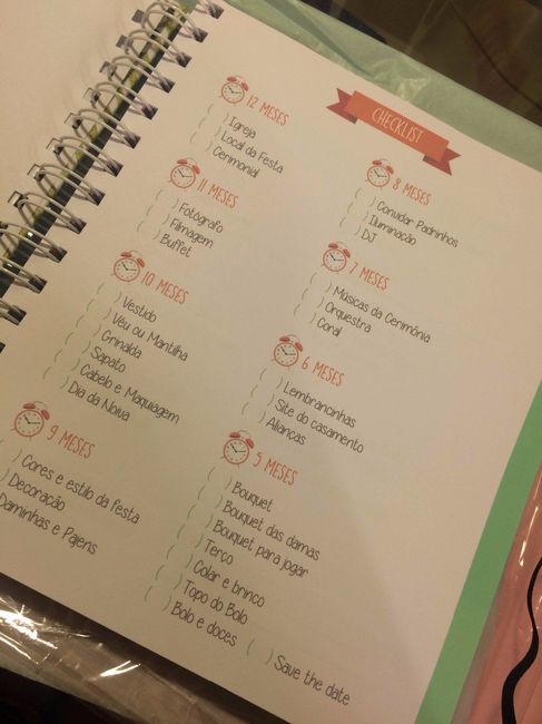 Detalhes do meu Planner da Noiva 7