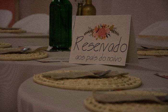 Decoração noivado - mesa posta