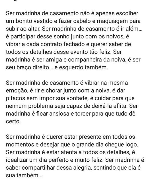 Sobre escolher padrinhos/madrinhas 1