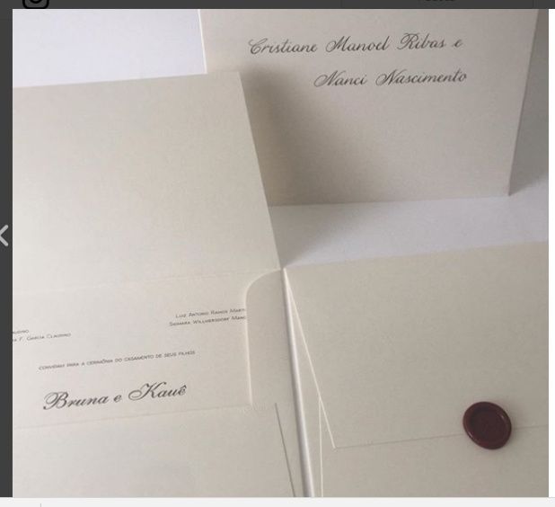 Caligrafia para convite de casamento 2