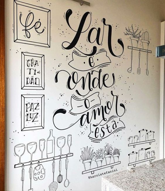 Cantinho do amor: decoração com escritura - 3