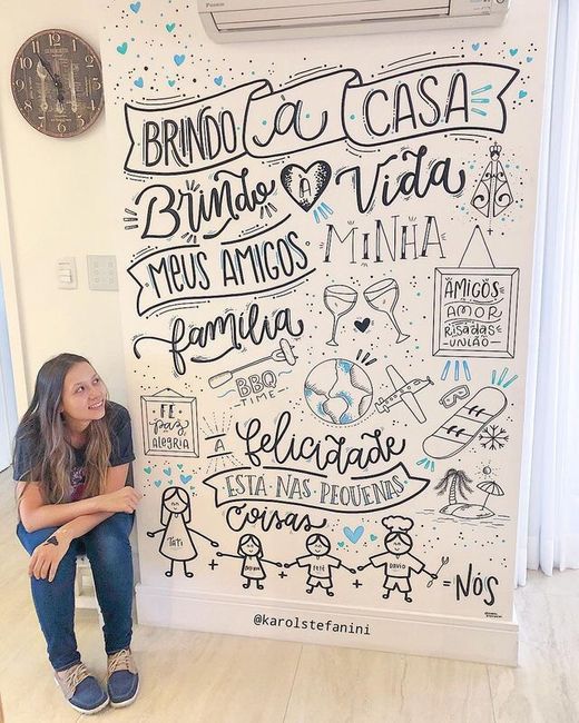 Cantinho do amor: decoração com escritura - 4