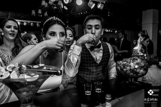 Shot tequila