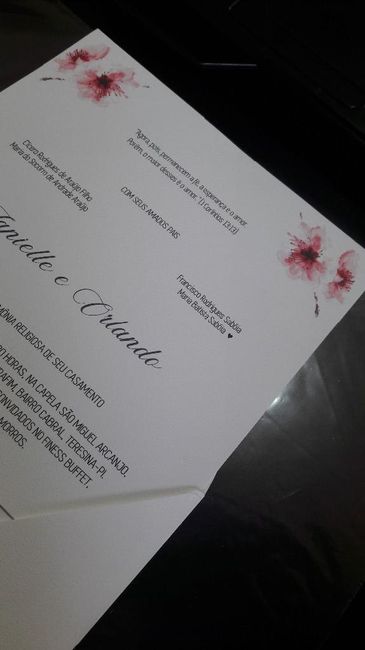 Convite - #casamentojanieorlando