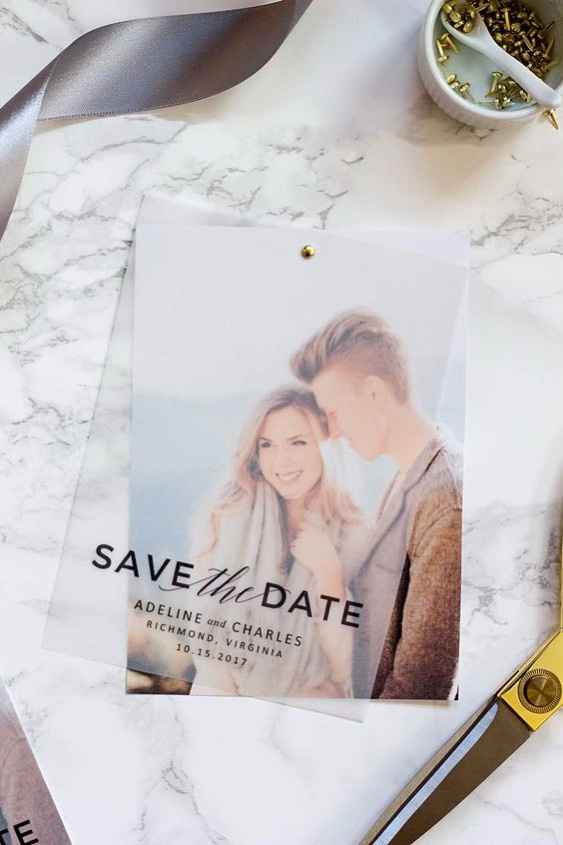 Save The Date (impresso - achei esse um charme)