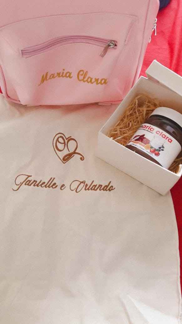 Bolsa/mochila personalizada + convite Nutella