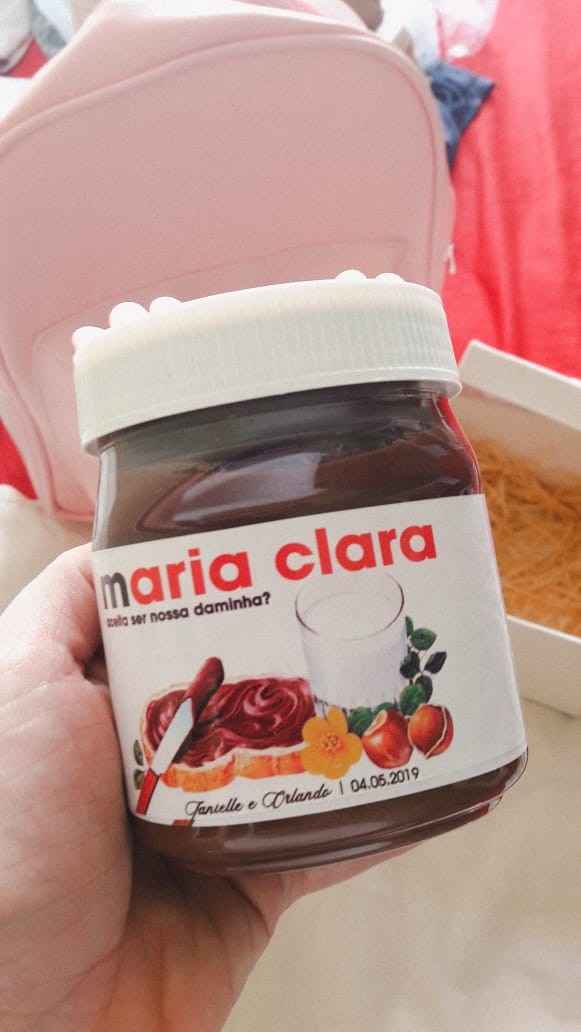 Personalização Nutella