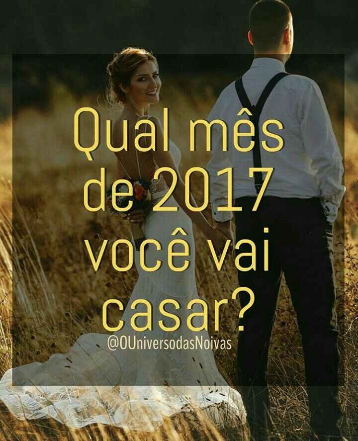 Qual será o mês de vocês noivinhas? - 1