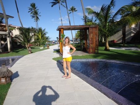 Area externa do hotel