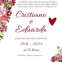 Lista de presente no convite - 1