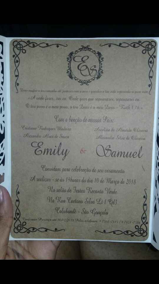  Meu convite ficou pronto!!! #vem Ver !! ❤😍 - 3