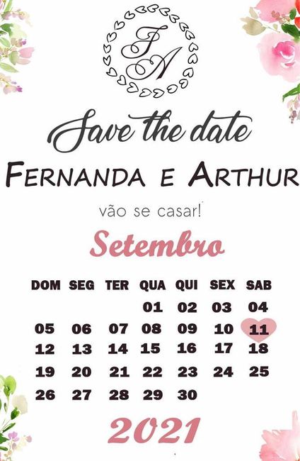 Adiei a data do casamento 1