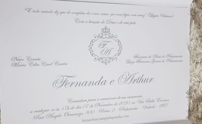 Meu convite chegou !!! #vemver 2