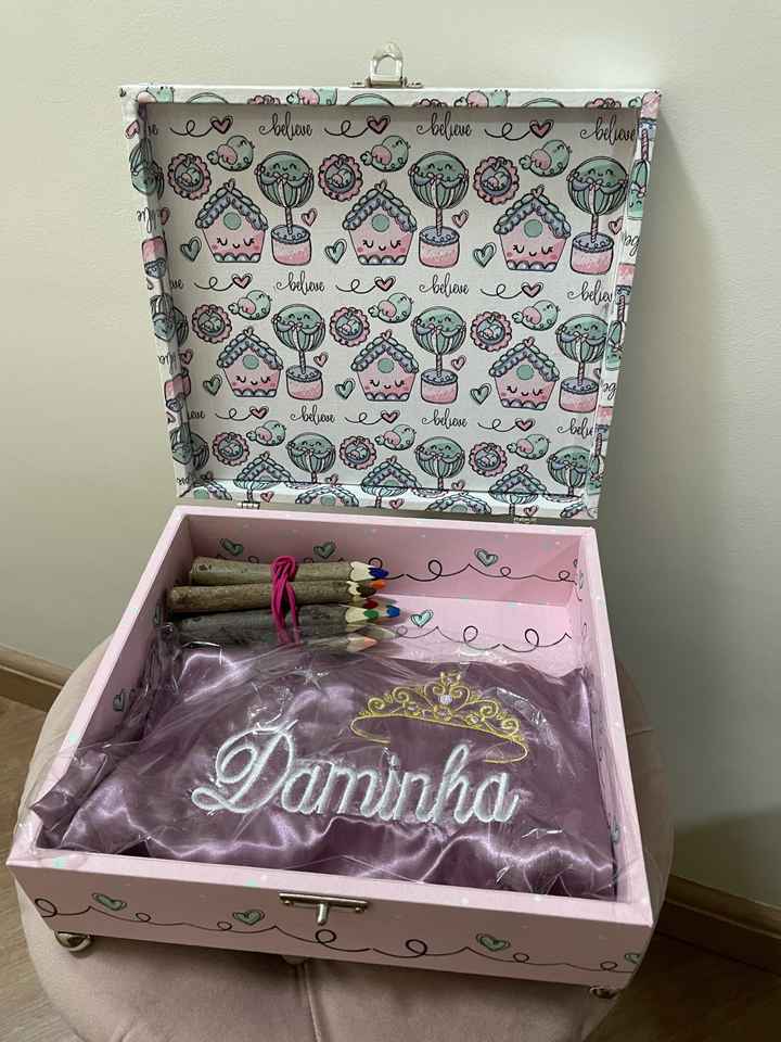 Caixa da daminha e das deimoselles ficaram prontas 🥰 - 1