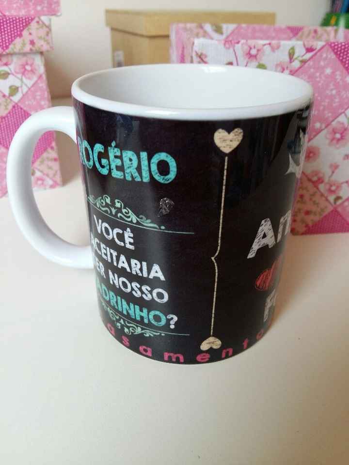 Caixa com convite padrinhos. vem ver! - 5