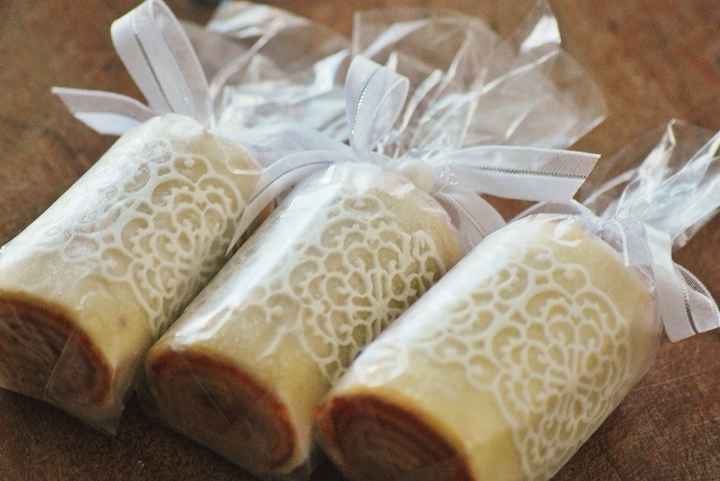 Mini bolo de rolo