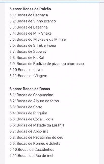 Bodas Antes do Casamento !!