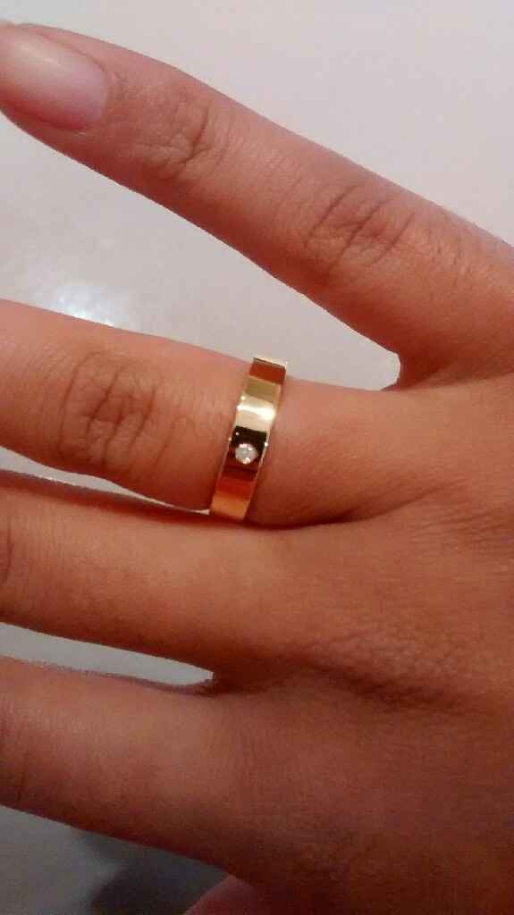 Pretende trocar a aliança pro casamento - 1
