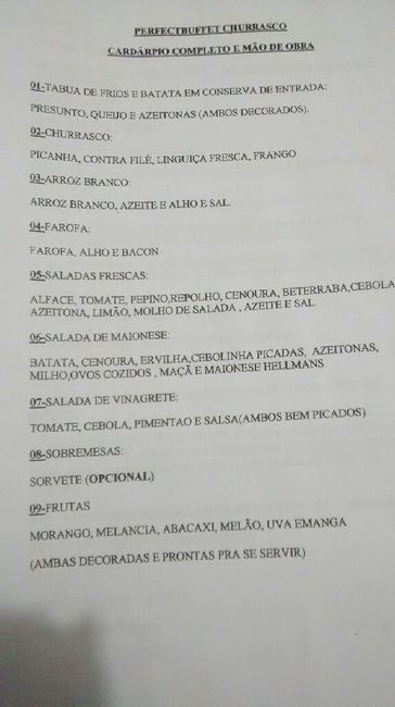 Noivinas, qual é o cardápio do  casamento de vocês? - 1