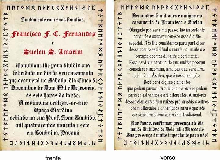 Convite Cerimonia